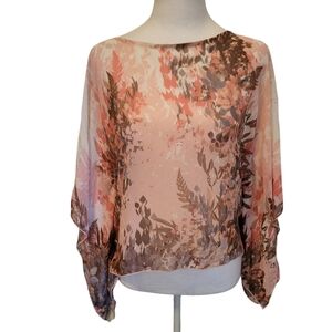 Wurl Floral Blouse sz S